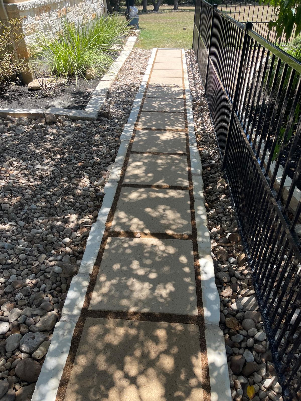 Concrete Paver Walkway