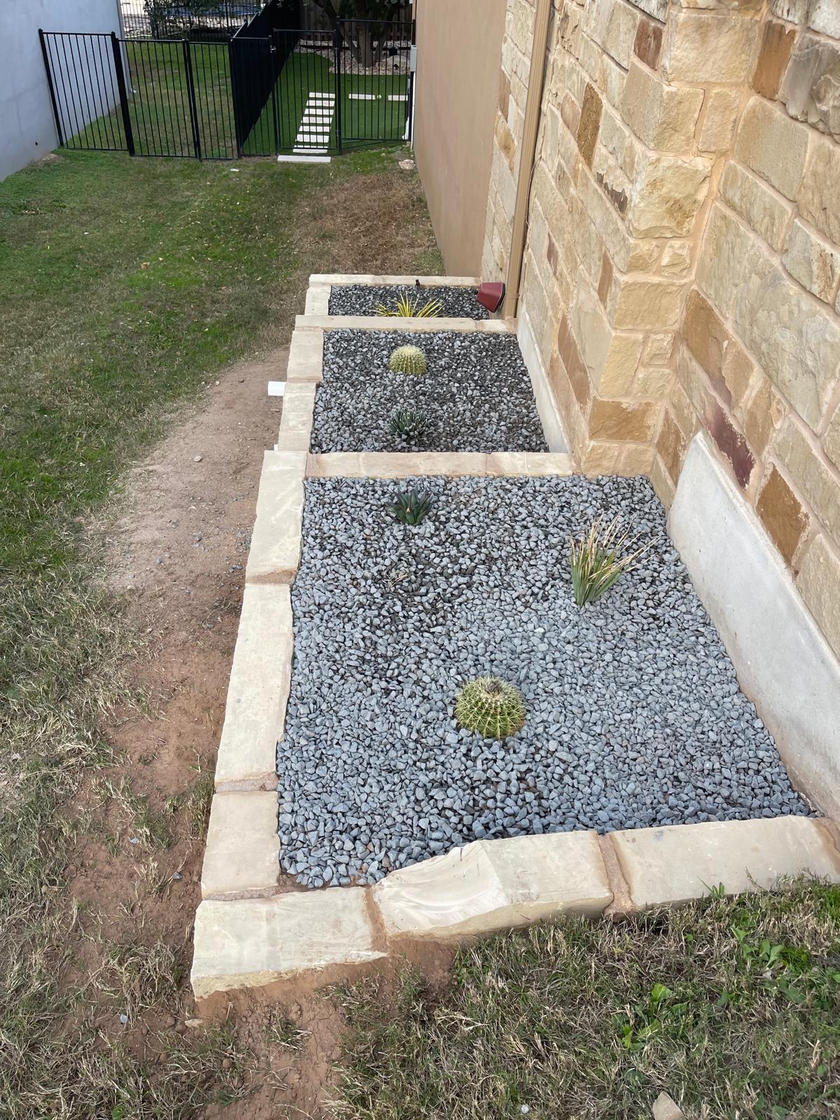 Tiered Stone Planter Boxes