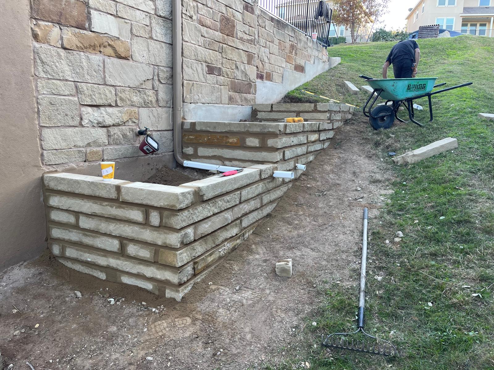 Stone Wall — Curve Detail