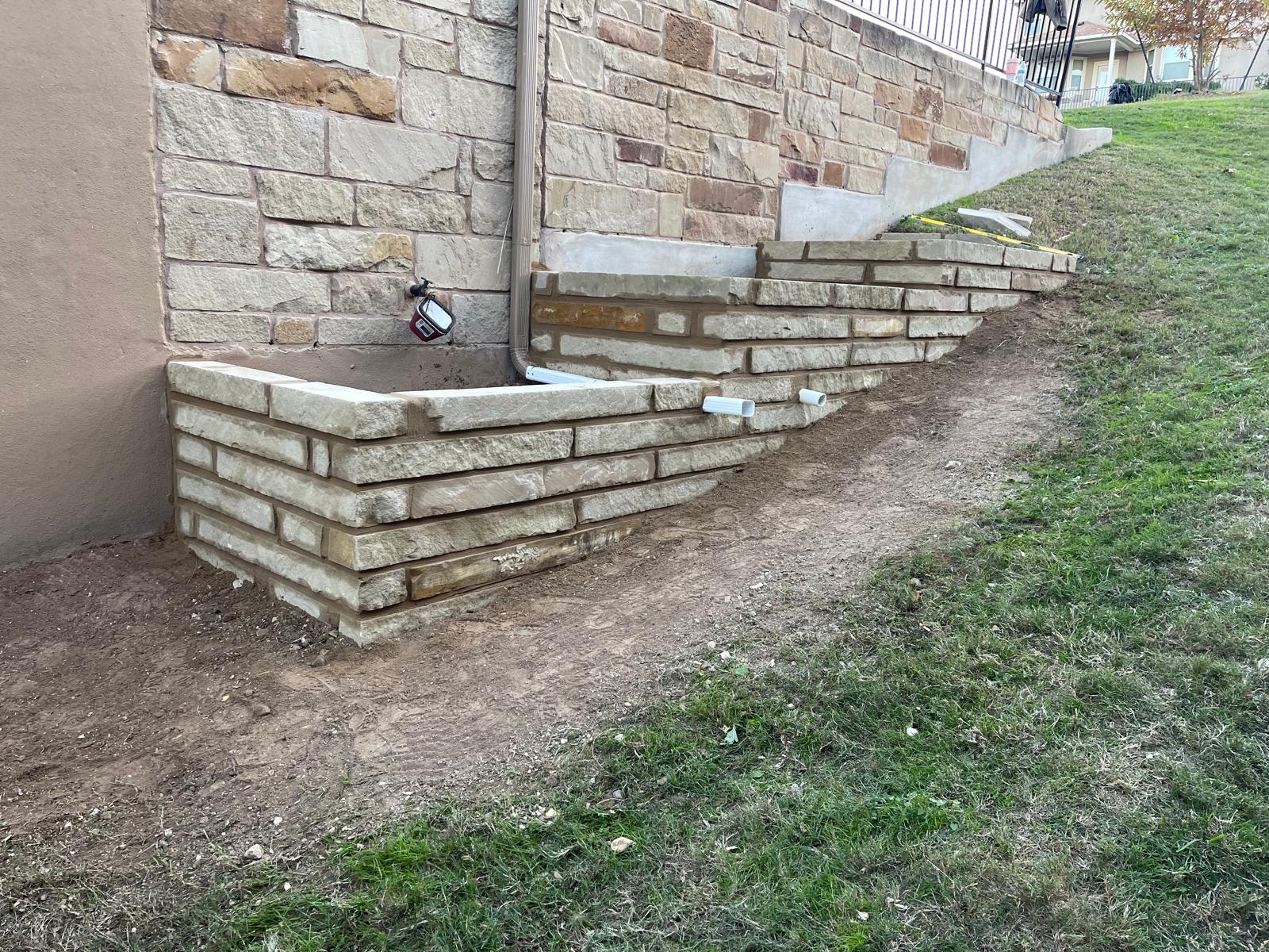 Stone Retaining Wall