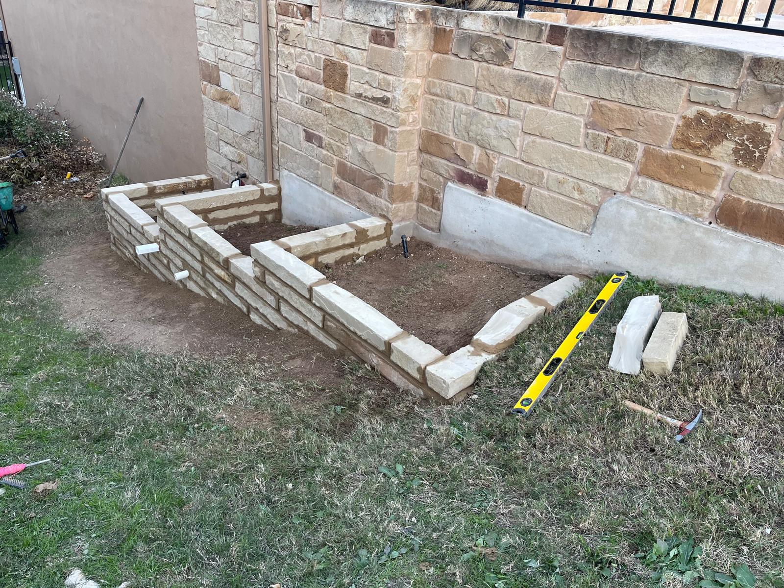 Stone Wall — Under Construction